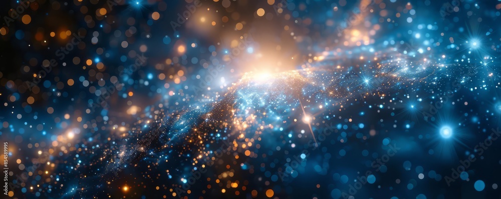 Fototapeta premium Jyeshtha Constellation Enchanting Jyeshtha constellation highlighting the Eta Scorpii star Perfect for a library