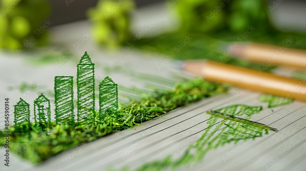 Design a city that uses eco-friendly energy. Design a city that uses eco-friendly energy.