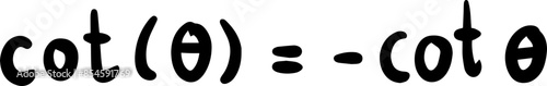 Even and odd functions trigonometric tangent and cotangent Pythagorean identities handwritten