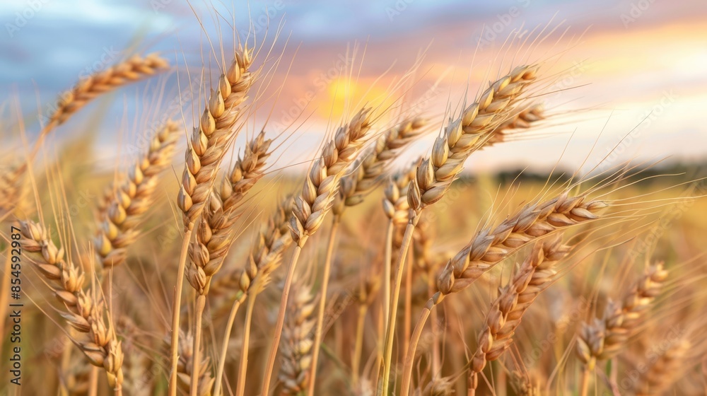 Fototapeta premium The golden wheat field