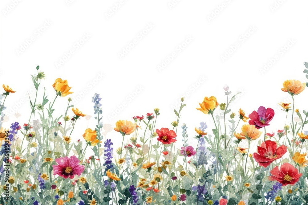 Wildflower field backgrounds wildflower.