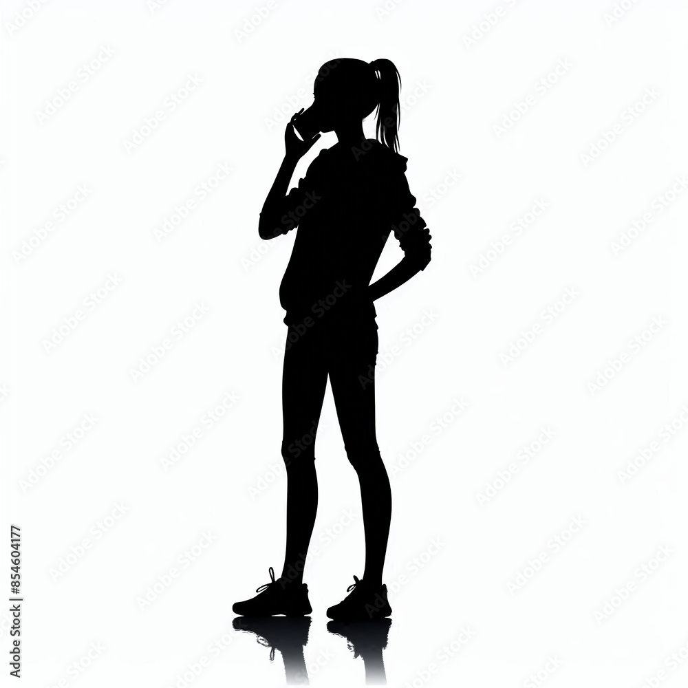 black silhouette of a man with a phone in his hands
black silhouette of a man with a phone in his hands
