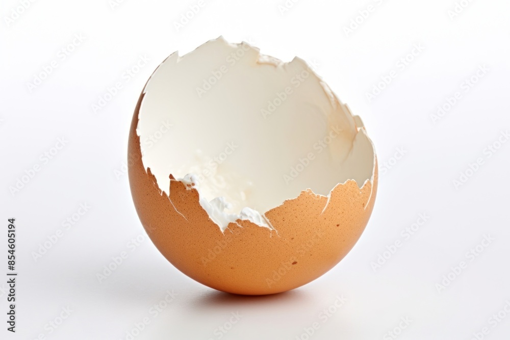 Egg with cracks white background fragility eggshell. Egg with cracks white background fragility eggshell.