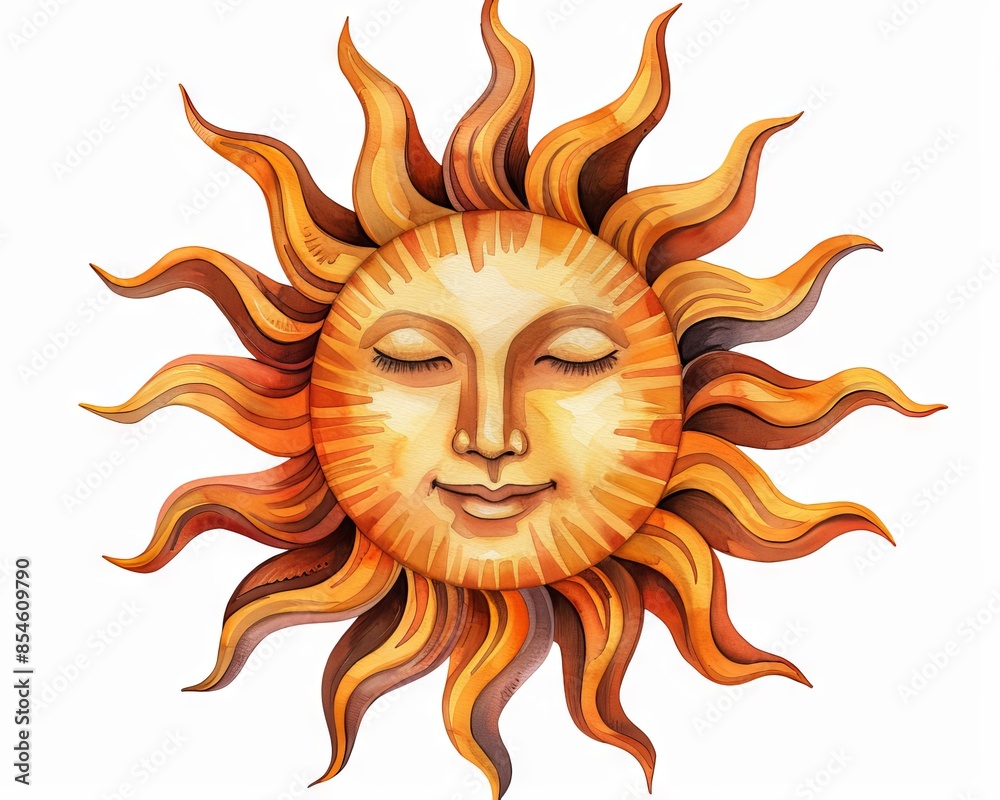 Illustration of a bright and cheerful sun with a smiling face and wavy sun rays. Perfect for summer-themed designs and projects. Illustration of a bright and cheerful sun with a smiling face and wavy sun rays. Perfect for summer-themed designs and projects.