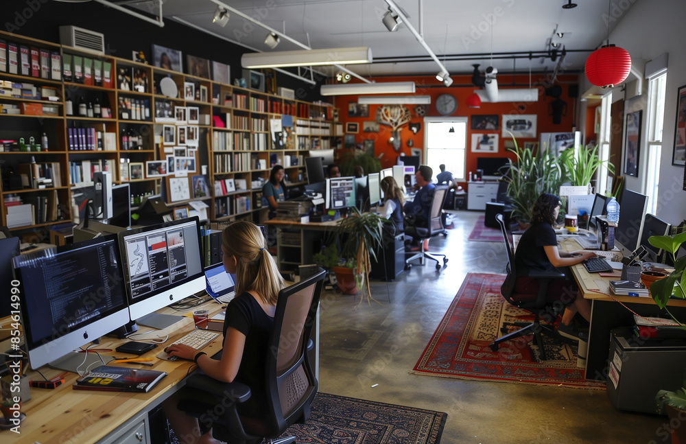 Obraz premium office and the people