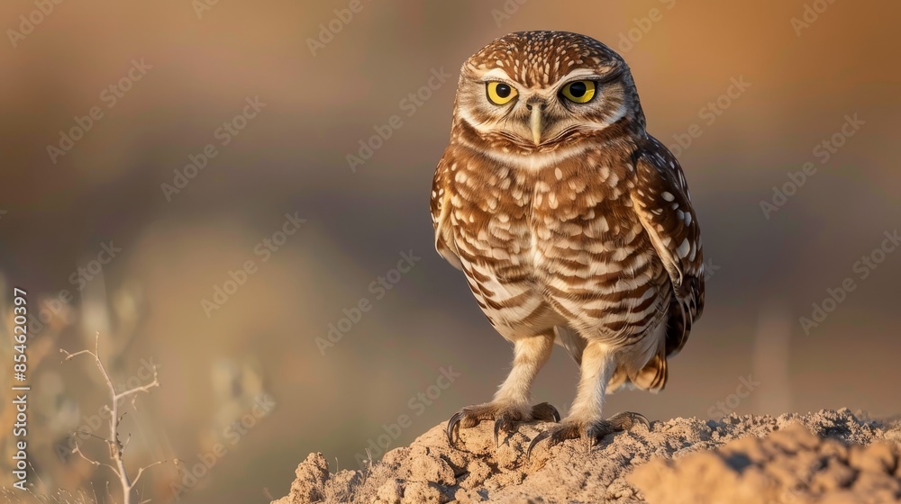 Los Angeles Desert Burrowing Owl Photo Los Angeles Desert Burrowing Owl Photo