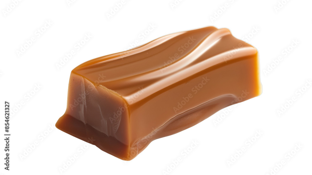 A smooth and creamy caramel candy piece, showcasing its rich texture and inviting sweetness, perfect for satisfying sugar cravings A smooth and creamy caramel candy piece, showcasing its rich texture and inviting sweetness, perfect for satisfying sugar cravings