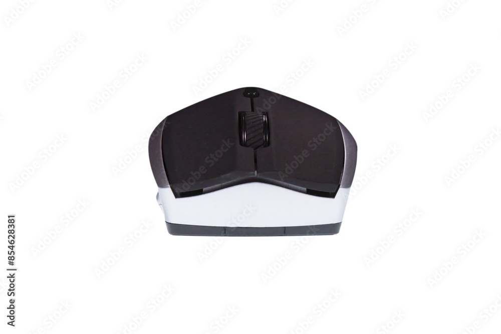 Closeup of wireless computer mouse isolated on white background. Closeup of wireless computer mouse isolated on white background.