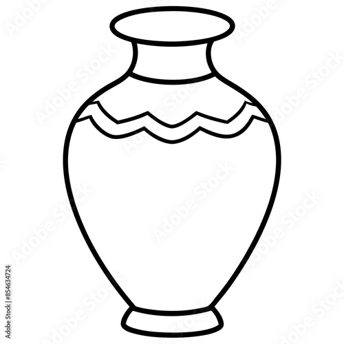 Vector illustration of Vase