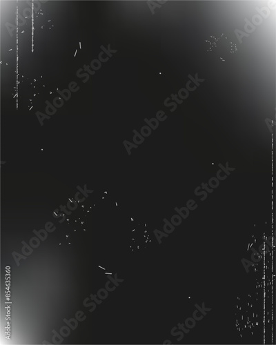 Vertical Noise Texture for retro photo film design. Trendy gradient Noise texture background template. Old film Textured backdrop. Noise and light leaks. Retro grunge vector illustration
