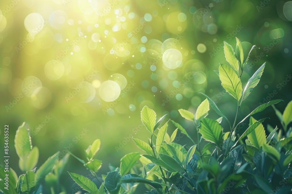Beautiful natural spring summer defocused background with fresh lush foliage and bokeh in nature. Beautiful natural spring summer defocused background with fresh lush foliage and bokeh in nature.
