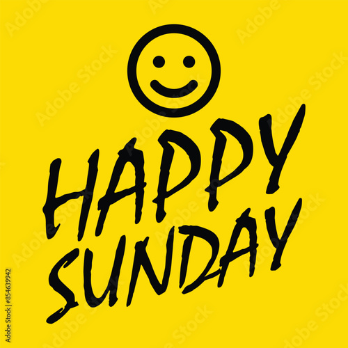 Happy Sunday - Sunday - Yellow - Yellow Happy Sunday