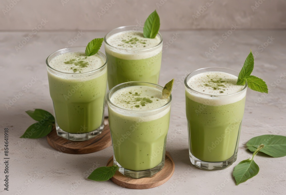 kiwi smoothie in glass kiwi smoothie in glass