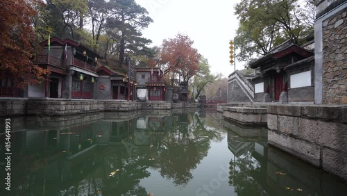 Water Scenery of Suzhou Street, Summer Palace, Beijing