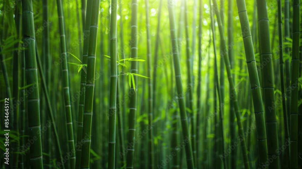 A serene bamboo forest with tall green bamboo stalks creating a peaceful natural background. A serene bamboo forest with tall green bamboo stalks creating a peaceful natural background.