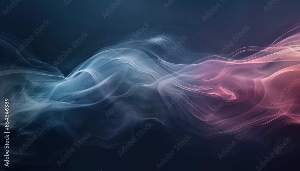 Abstract multicolor smoke wave on dark background, capturing fluid motion and ethereal beauty, perfect for artistic and creative projects. Abstract multicolor smoke wave on dark background, capturing fluid motion and ethereal beauty, perfect for artistic and creative projects.