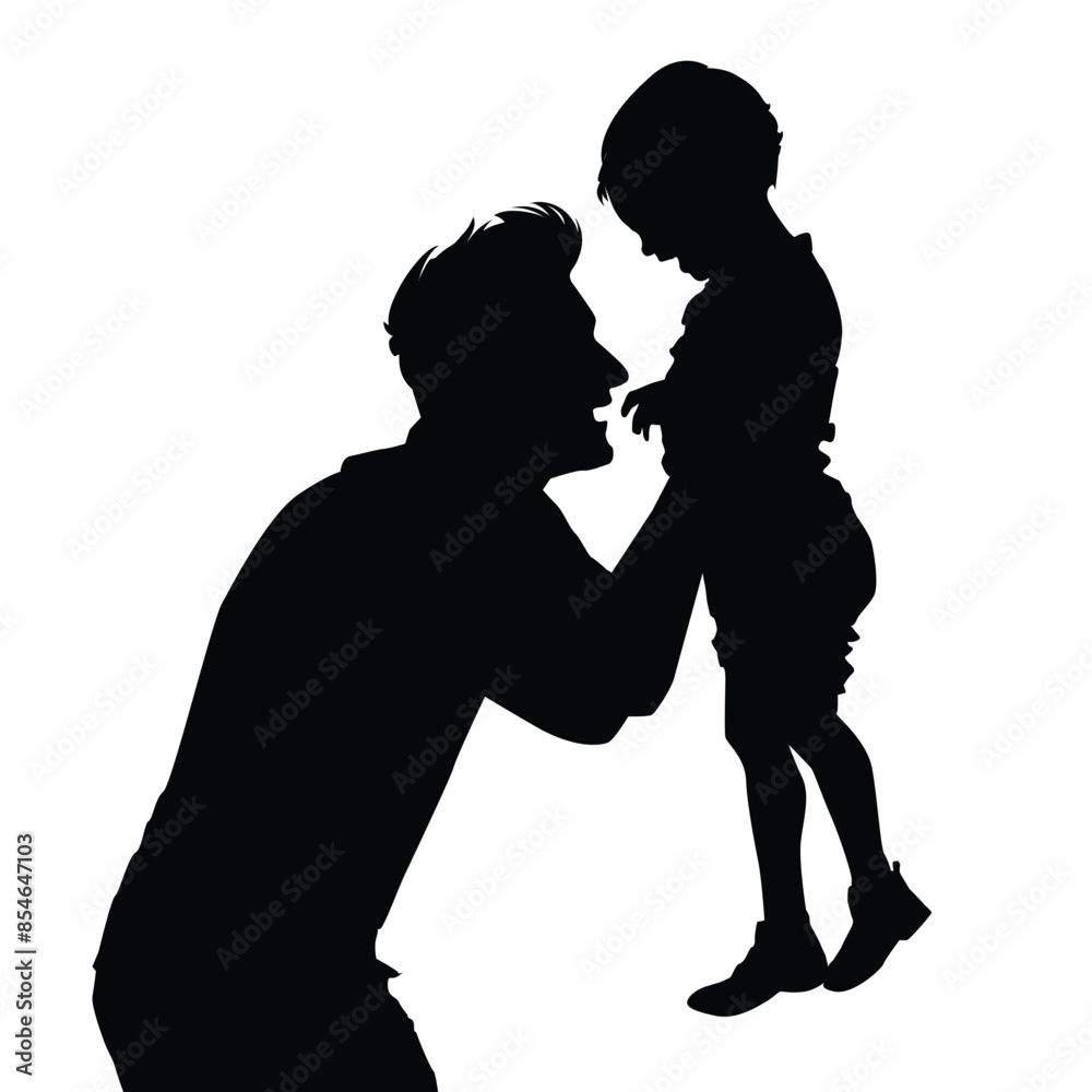 Happy Father's Day with our heartwarming vector artwork, capturing a dad and kid's bond. Perfect for expressing Happy Father's Day with our heartwarming vector artwork, capturing a dad and kid's bond. Perfect for expressing