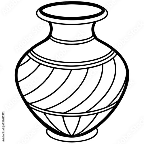 Vector illustration of Vase