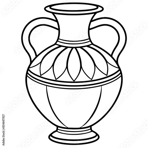 Vector illustration of Vase