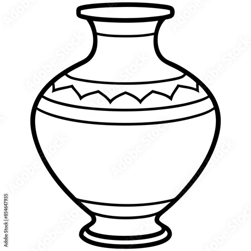 Vector illustration of Vase