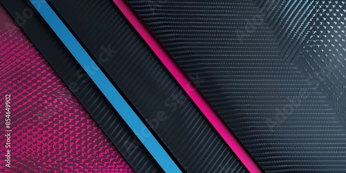 Wallpaper Mural a carbon fiber background with one blue and one pink line, 2:1, banner website, ads banner, landing page, industrial carbon wallpaper Torontodigital.ca