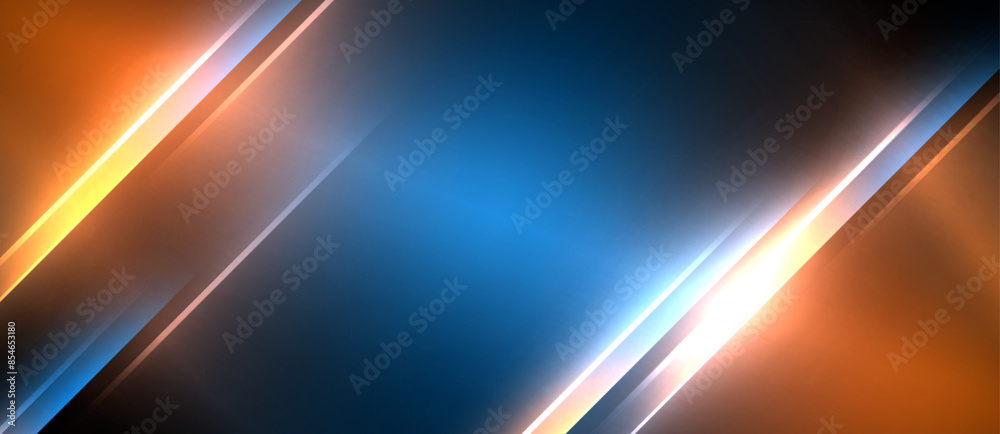 Neon dynamic diagonal light rays background. Techno digital geometric concept design for wallpaper, banner, presentation, background Neon dynamic diagonal light rays background. Techno digital geometric concept design for wallpaper, banner, presentation, background