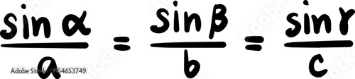 Law of sines and Unit circle trigonometry