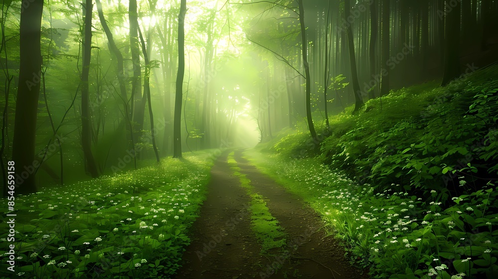 Fototapeta premium path in the forest