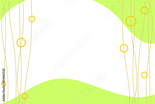 Abstract Shape Landscape Illustration vector element