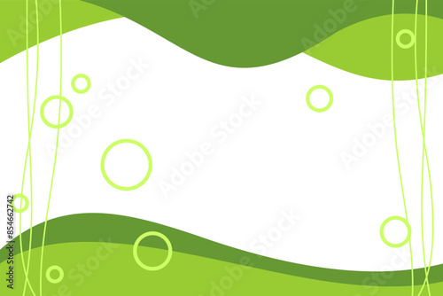 Abstract Shape Landscape Illustration vector element