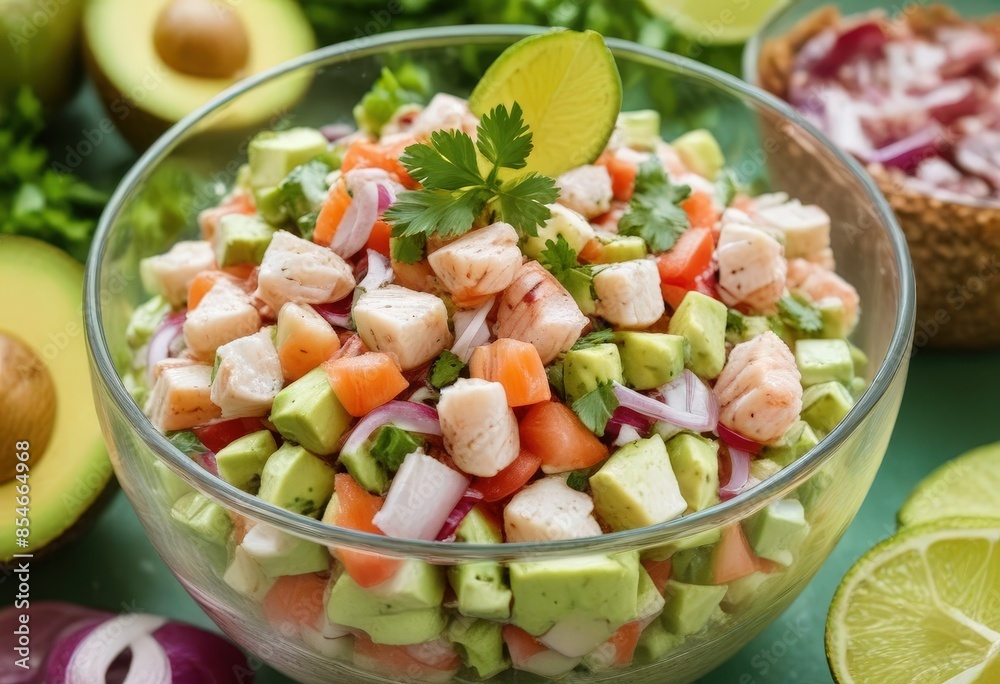 salad with vegetables and fruits salad with vegetables and fruits