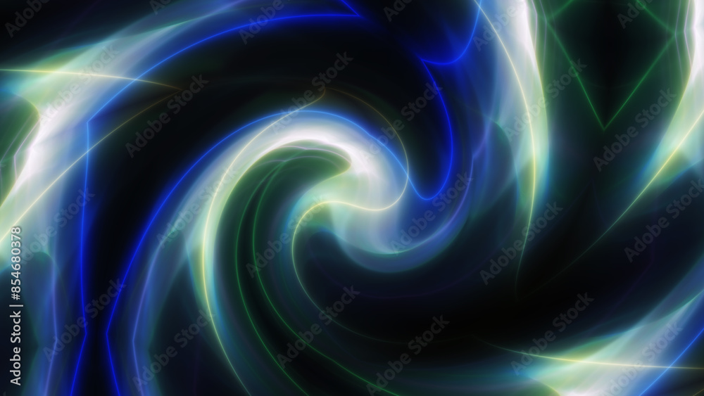background neon line wave illustration
