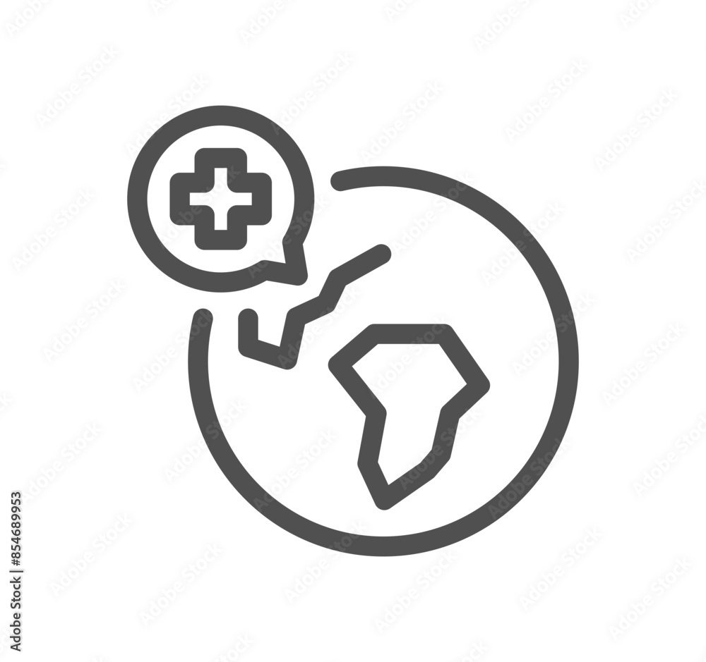 Healthcare and medicine related icon outline and linear vector.
Healthcare and medicine related icon outline and linear vector.