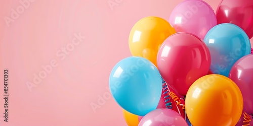 Wallpaper Mural wallpaper baloon bunch for celebrate birthday kids event Torontodigital.ca