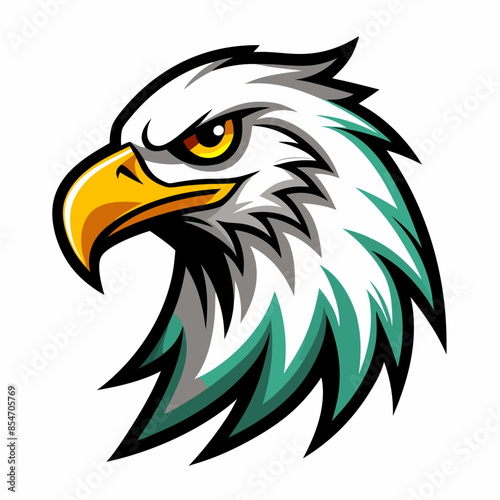 eagle logo design | eagle mascot logo design vector illustration| eagle esport logo