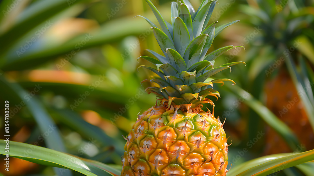 Obraz premium Fresh Pineapple, healthy fruit