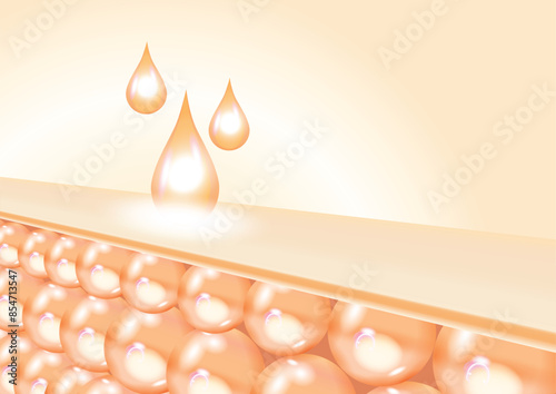 beauty serum drops and skin vitamins