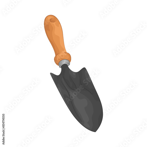 Illustration of garden shovel 