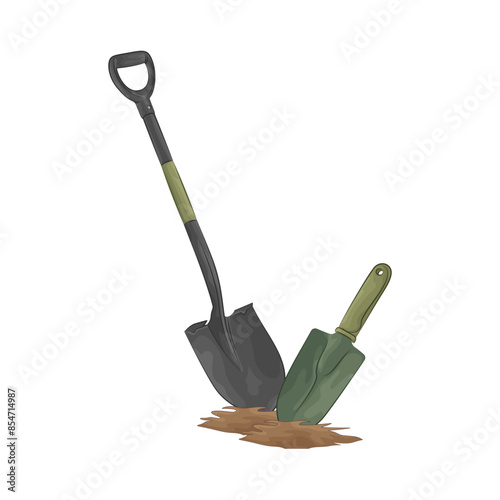 Illustration of shovel 