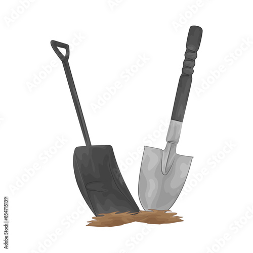 Illustration of shovel 