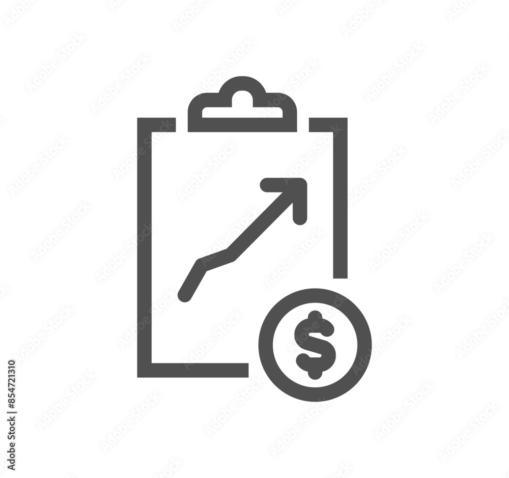 Clipboard related icon outline and linear vector.
Clipboard related icon outline and linear vector.