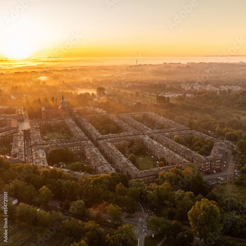 Obraz na płótnie district of Katowice - Nikiszowiec - historical, the most beautiful and stylish - tourism w salonie