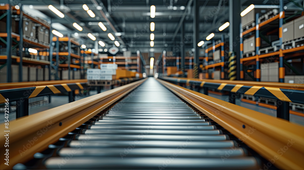 Modern automated warehouse conveyor system Modern automated warehouse conveyor system