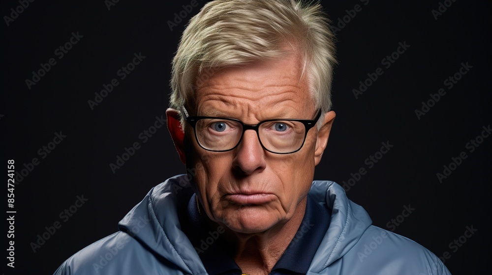 portrait of a senior person portrait of a senior person