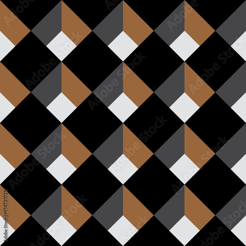 geometric background, wallpaper 3D jigsaw