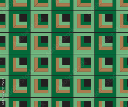 geometric background, wallpaper 3D jigsaw