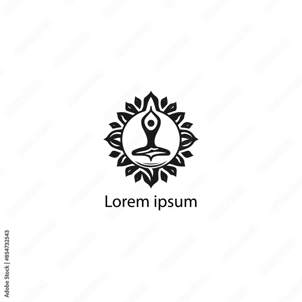 A Yoga Logo Design A Yoga Logo Design