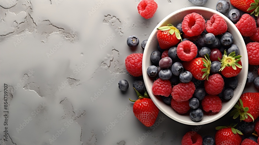 strawberries and blueberries strawberries and blueberries