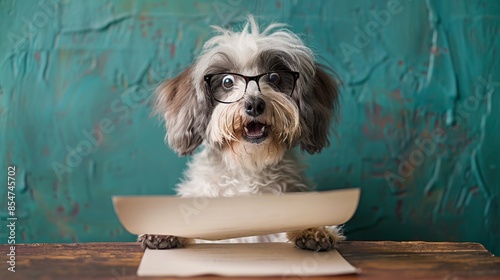 The Dog with Glasses photo