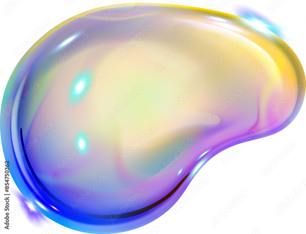 Glossy Blob Shape